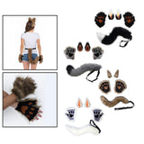 Maxbell Cosplay Role Playing Props Christmas Fancy Accessories Cosplay Set for Women Black White