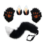 Maxbell Cosplay Role Playing Props Christmas Fancy Accessories Cosplay Set for Women Black White