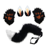 Maxbell Cosplay Role Playing Props Christmas Fancy Accessories Cosplay Set for Women Black White