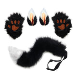 Maxbell Cosplay Role Playing Props Christmas Fancy Accessories Cosplay Set for Women Black White