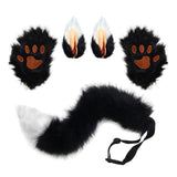 Maxbell Cosplay Role Playing Props Christmas Fancy Accessories Cosplay Set for Women Black White