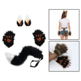 Maxbell Cosplay Role Playing Props Christmas Fancy Accessories Cosplay Set for Women Black White