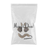 Maxbell Cosplay Role Playing Props Christmas Fancy Accessories Cosplay Set for Women Grass Yellow