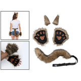 Maxbell Cosplay Role Playing Props Christmas Fancy Accessories Cosplay Set for Women Grass Yellow
