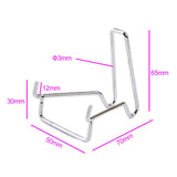 Maxbell 2xMultipurpose Display Stand Support for Shop Window Show Room Collectibles 5x7x6.5cm