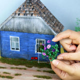 Maxbell 6x Miniature Flower DIY Model Building Scenery Artificial Flowers