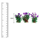 Maxbell 6x Miniature Flower DIY Model Building Scenery Artificial Flowers