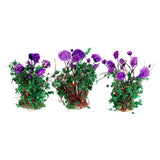Maxbell 6x Miniature Flower DIY Model Building Scenery Artificial Flowers