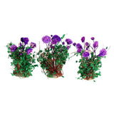 Maxbell 6x Miniature Flower DIY Model Building Scenery Artificial Flowers