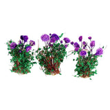 Maxbell 6x Miniature Flower DIY Model Building Scenery Artificial Flowers