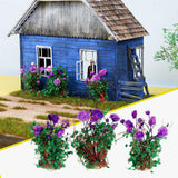 Maxbell 6x Miniature Flower DIY Model Building Scenery Artificial Flowers