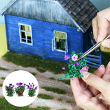 Maxbell 6x Miniature Flower DIY Model Building Scenery Artificial Flowers