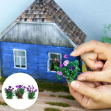 Maxbell 6x Miniature Flower DIY Model Building Scenery Artificial Flowers