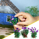 Maxbell 6x Miniature Flower DIY Model Building Scenery Artificial Flowers