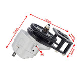 2Set Transmission Assembled Gearcase with Gear 1/10 for D90 II D110
