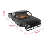 1/10 Scale RC Truck Body Shell, Ass-08 Plastic Kids Adults Children Black