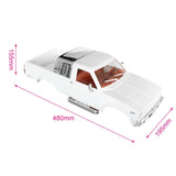 1/10 Scale RC Truck Body Shell, Ass-08 Plastic Kids Adults Children White