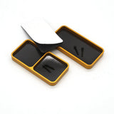 Maxbell Screw Tray with Magnetic Pad Small Screw Plate Repair Tools for RC Car 1 Grid