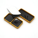 Maxbell Screw Tray with Magnetic Pad Small Screw Plate Repair Tools for RC Car 2 Grids