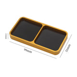 Maxbell Screw Tray with Magnetic Pad Small Screw Plate Repair Tools for RC Car 2 Grids
