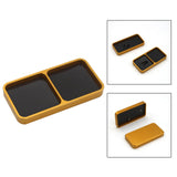 Maxbell Screw Tray with Magnetic Pad Small Screw Plate Repair Tools for RC Car 2 Grids