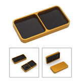 Maxbell Screw Tray with Magnetic Pad Small Screw Plate Repair Tools for RC Car 2 Grids