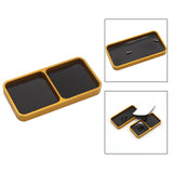 Maxbell Screw Tray with Magnetic Pad Small Screw Plate Repair Tools for RC Car 2 Grids