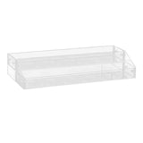 Maxbell Tiered Acrylic Stands Clear Display Shelf for Cosmetic Cupcakes Model Car Two-tiers