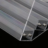 Maxbell Tiered Acrylic Stands Clear Display Shelf for Cosmetic Cupcakes Model Car Four-tiers