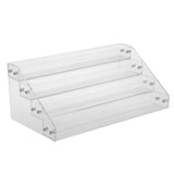 Maxbell Tiered Acrylic Stands Clear Display Shelf for Cosmetic Cupcakes Model Car Four-tiers