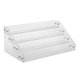 Maxbell Tiered Acrylic Stands Clear Display Shelf for Cosmetic Cupcakes Model Car Four-tiers
