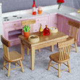 Maxbell 1/12 Dollhouse Dining Furniture Simulation Model Accessories