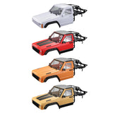 Body Cab&Back-Half Cage Upgrade for 1/10 RC Crawler Car 313, 324mm Wheelbase White
