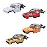 Body Cab&Back-Half Cage Upgrade for 1/10 RC Crawler Car 313, 324mm Wheelbase White