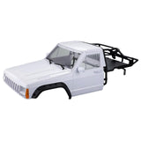 Body Cab&Back-Half Cage Upgrade for 1/10 RC Crawler Car 313, 324mm Wheelbase White