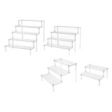 Maxbell 2xAcrylic Rack Perfume Makeup Organizer Risers Shelves Showcase 5 Ladder