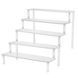 Maxbell 2xAcrylic Rack Perfume Makeup Organizer Risers Shelves Showcase 5 Ladder