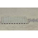 Maxbell 16Pcs Steel Shed Corrugated Tile Miniature Sand Table Material Layouts