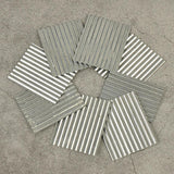Maxbell 16Pcs Steel Shed Corrugated Tile Miniature Sand Table Material Layouts
