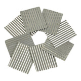 Maxbell 16Pcs Steel Shed Corrugated Tile Miniature Sand Table Material Layouts