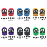 Maxbell Plastic RC Wheel Rims and Tires Kit RC Car Tires Update Accessories