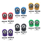 Maxbell Plastic RC Wheel Rims and Tires Kit RC Car Tires Update Accessories