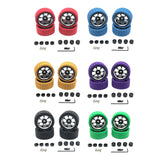 Maxbell Plastic RC Wheel Rims and Tires Kit RC Car Tires Update Accessories