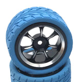 Maxbell Plastic RC Wheel Rims and Tires Kit RC Car Tires Update Accessories