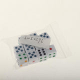 Maxbell 2x10Pcs Acrylic Dices Dice Game Spot Dice for Bar Party Game