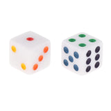 Maxbell 3x10Pcs Acrylic Dices Dice Game Spot Dice for Bar Party Game