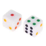 Maxbell 4x10Pcs Acrylic Dices Dice Game Spot Dice for Bar Party Game