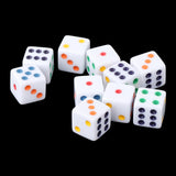 Maxbell 2x10Pcs Acrylic Dices Dice Game Spot Dice for Bar Party Game