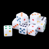 Maxbell 3x10Pcs Acrylic Dices Dice Game Spot Dice for Bar Party Game