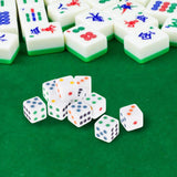 Maxbell 3x10Pcs Acrylic Dices Dice Game Spot Dice for Bar Party Game